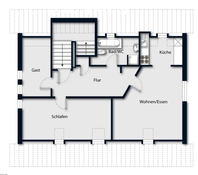 DG Grundriss Wohnung