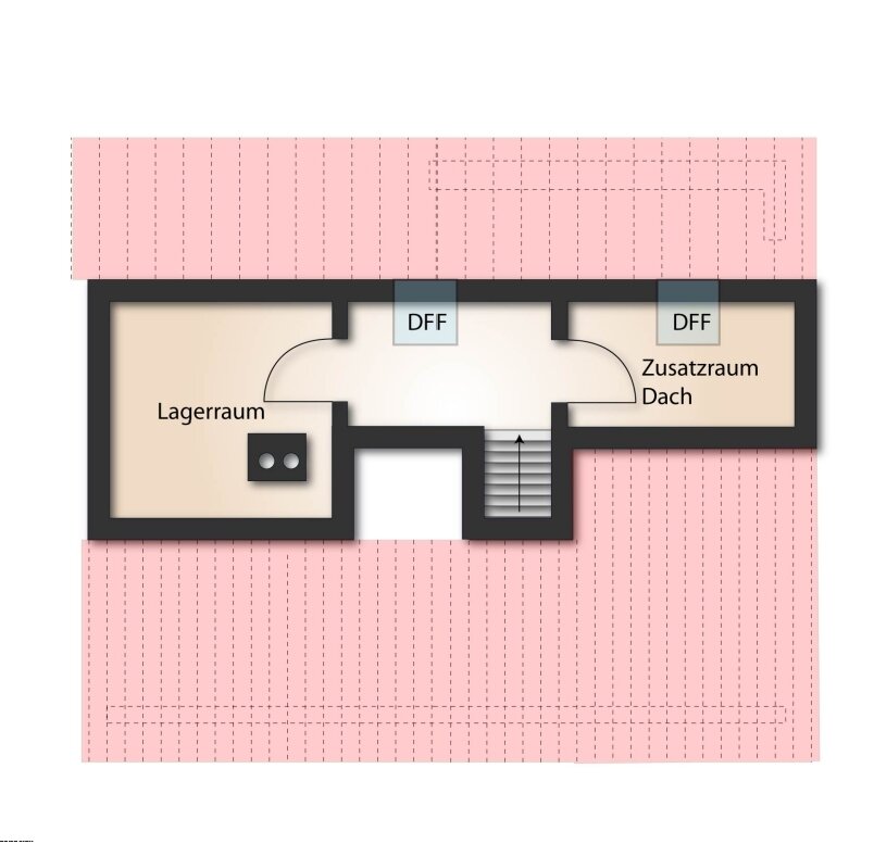 Spitzboden Zugang DG Wohnung